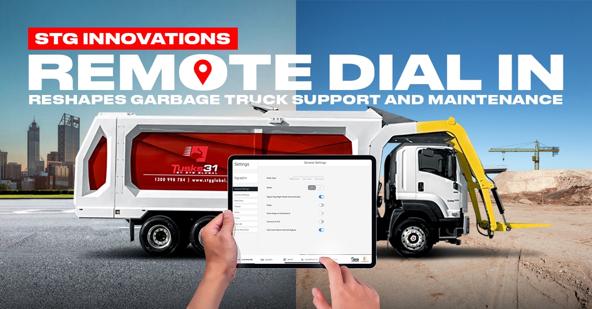 STG Remote Dial-In Garbage Truck Support & Maintenance